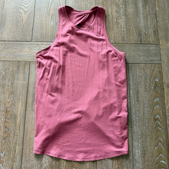 EUC lululemon Rose Tie Back Pima Cotton Tank Top - Picture 1 of 3
